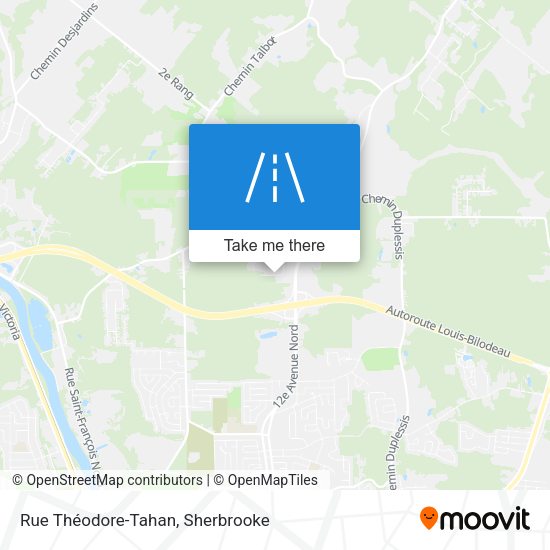 Rue Théodore-Tahan map