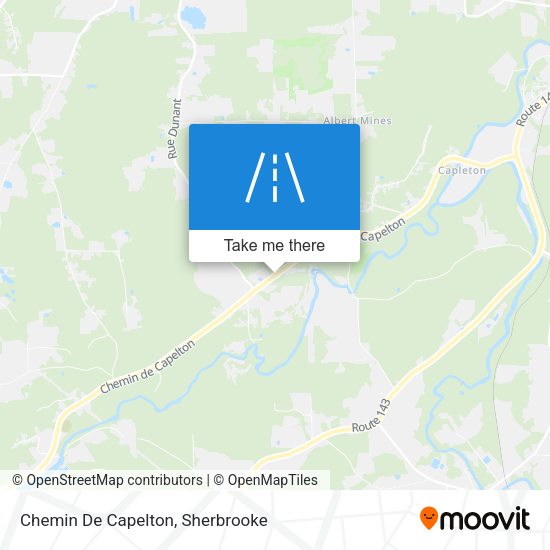 Chemin De Capelton map