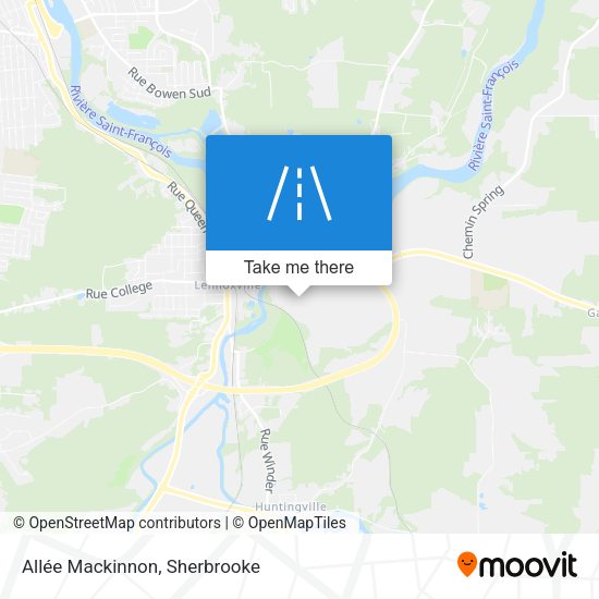 Allée Mackinnon map