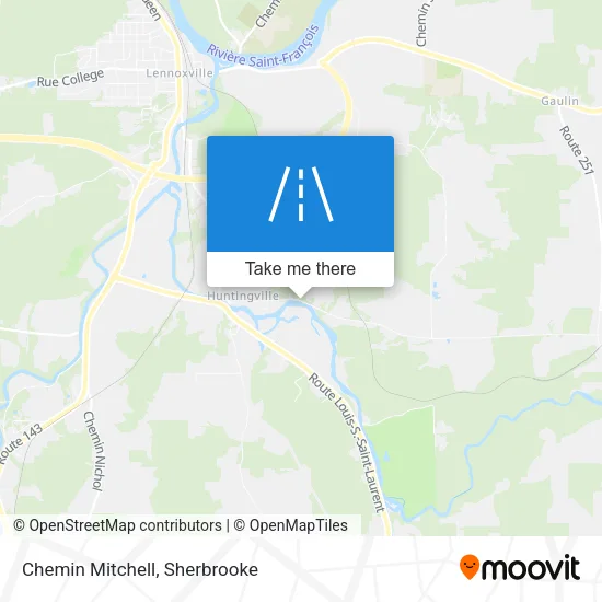 Chemin Mitchell map