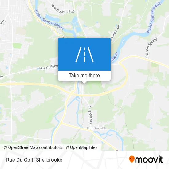Rue Du Golf map