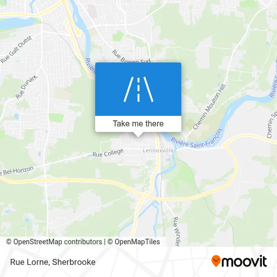Rue Lorne map