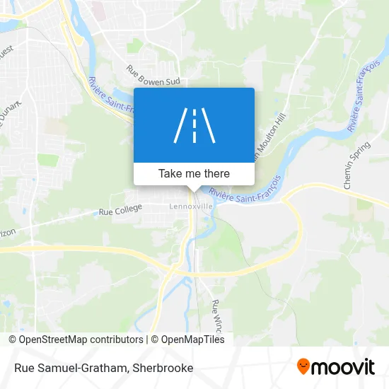 Rue Samuel-Gratham map