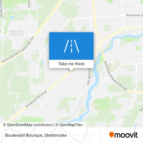 Boulevard Bourque map