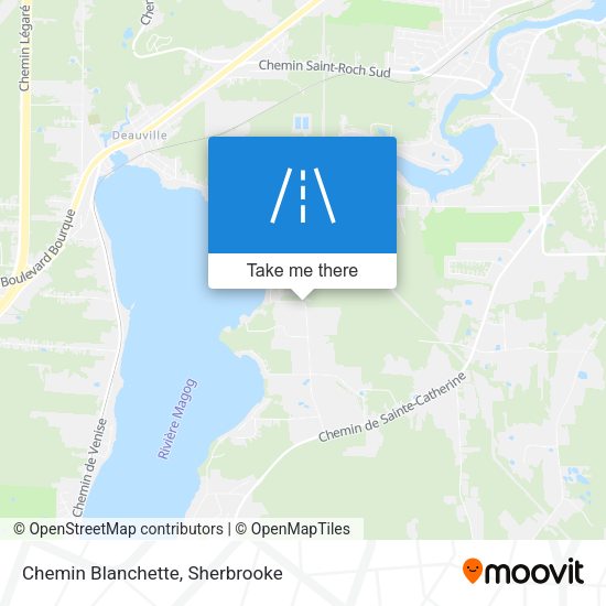 Chemin Blanchette map