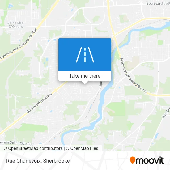 Rue Charlevoix map