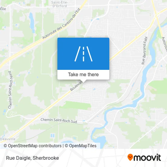 Rue Daigle map