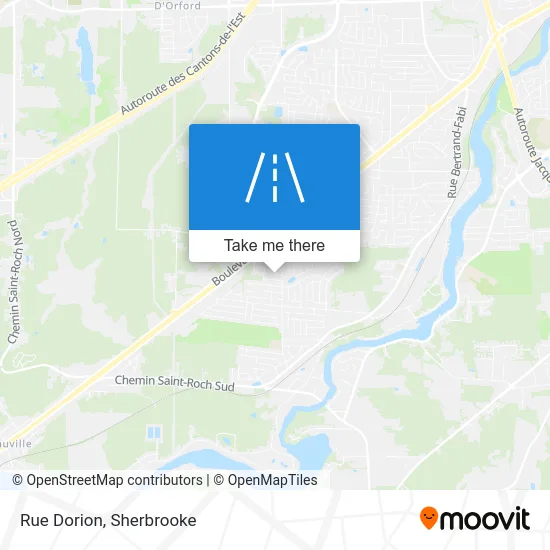 Rue Dorion map