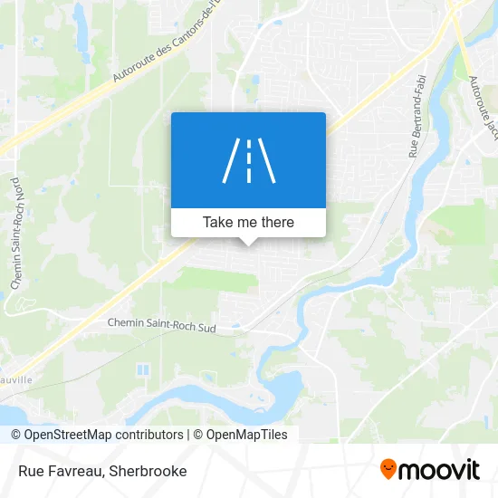 Rue Favreau map