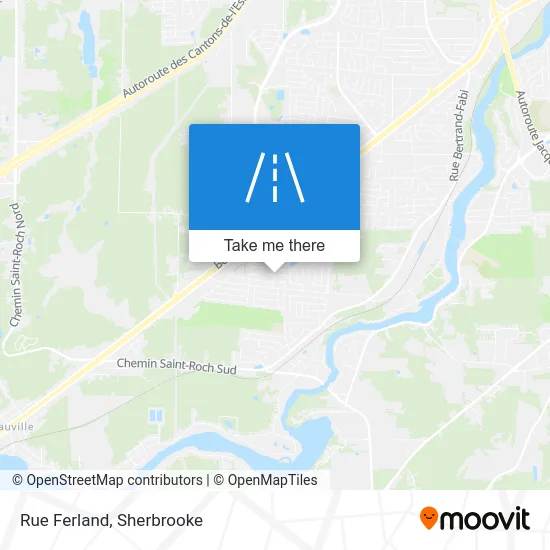 Rue Ferland map