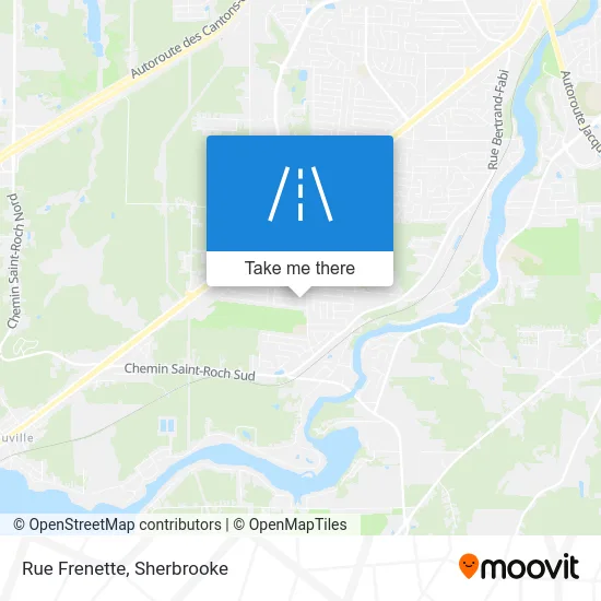 Rue Frenette map