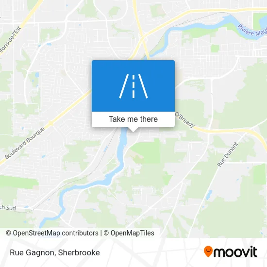 Rue Gagnon map