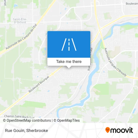Rue Gouin map