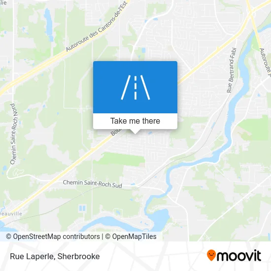 Rue Laperle map