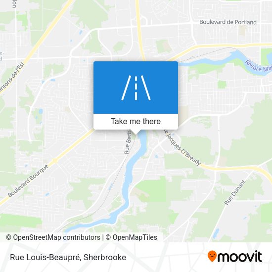 Rue Louis-Beaupré map