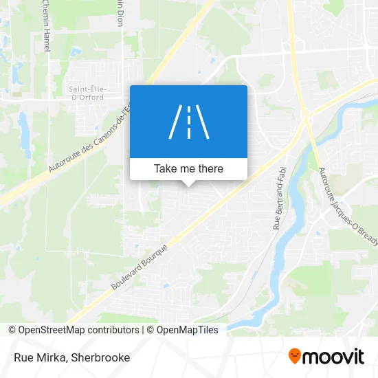Rue Mirka map