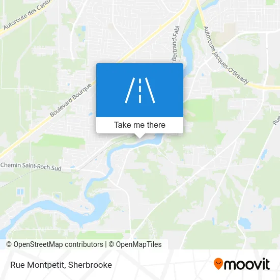 Rue Montpetit map