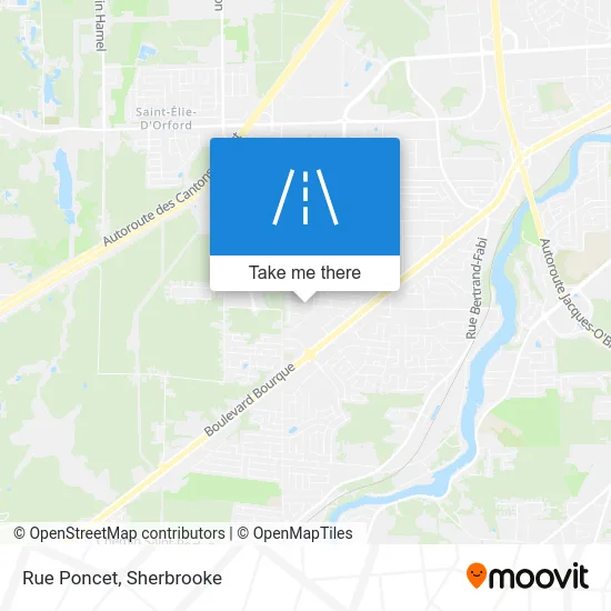 Rue Poncet map