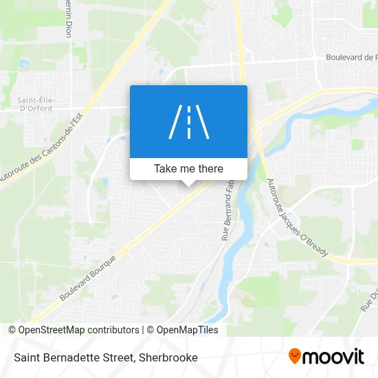 Rue Sainte-Bernadette map