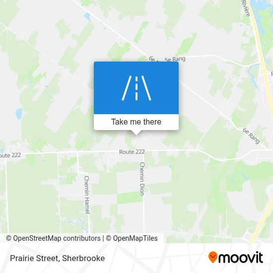 Rue De La Prairie map