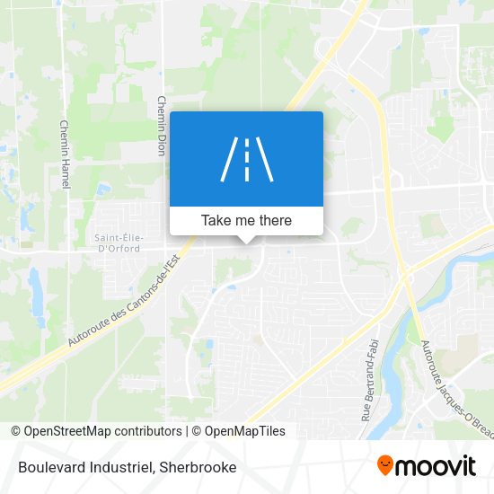 Boulevard Industriel map