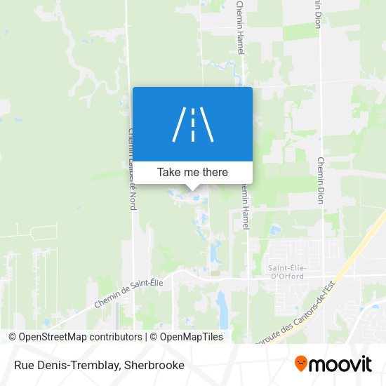 Rue Denis-Tremblay map