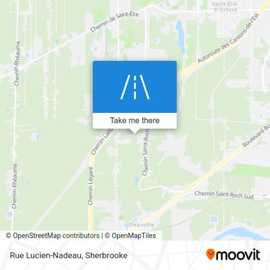Rue Lucien-Nadeau map