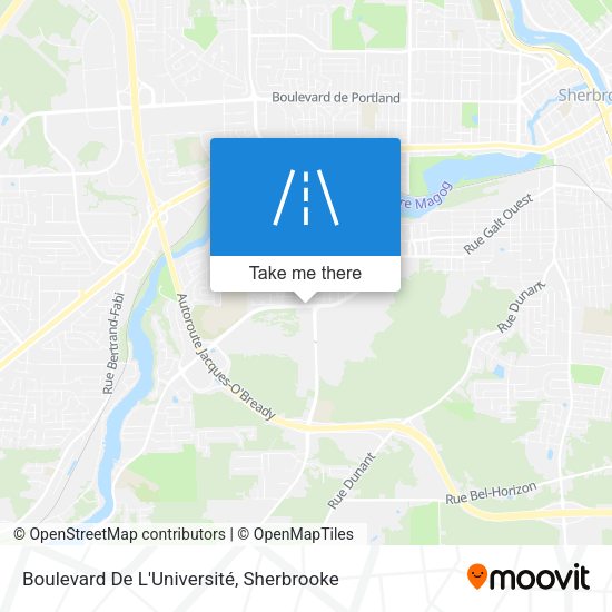Boulevard De L'Université map
