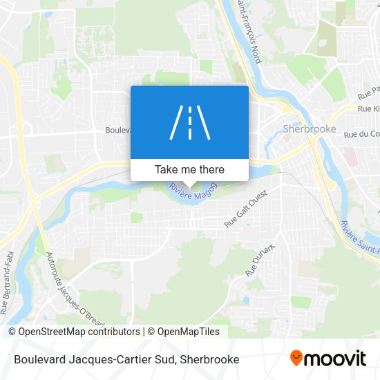 Boulevard Jacques-Cartier Sud map