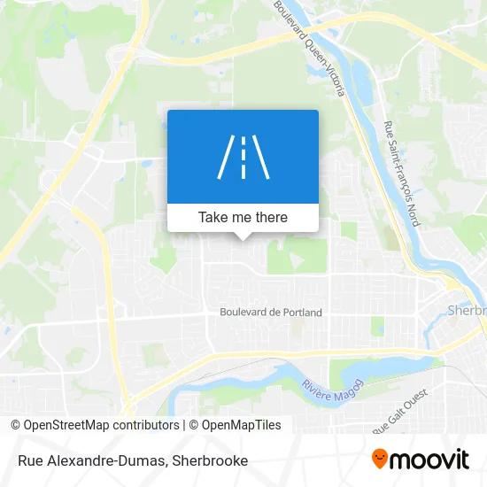 Rue Alexandre-Dumas map