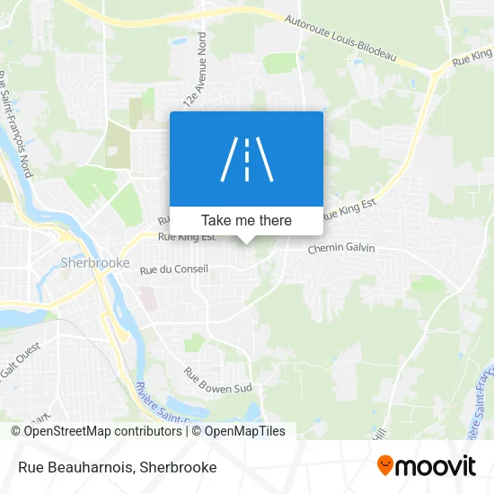Rue Beauharnois map
