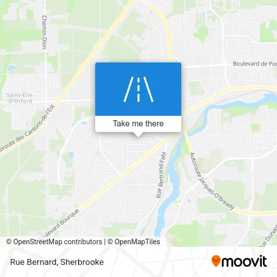 Rue Bernard map