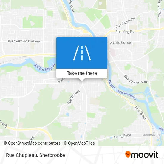 Rue Chapleau map