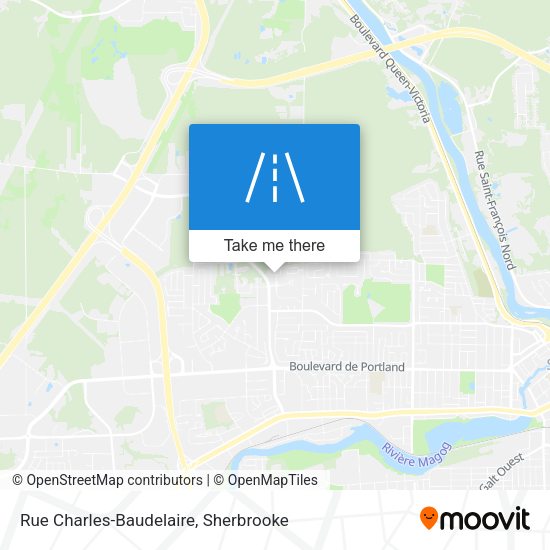 Rue Charles-Baudelaire map