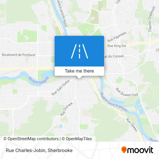 Rue Charles-Jobin map