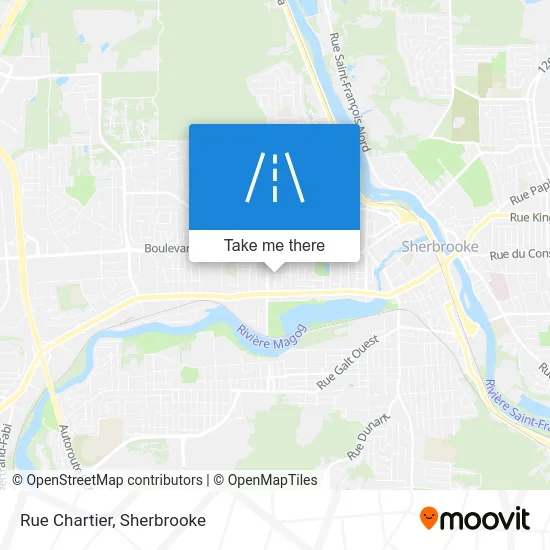 Rue Chartier map