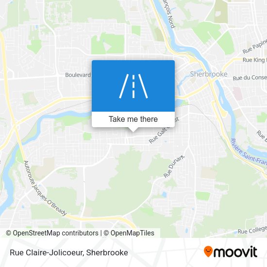 Rue Claire-Jolicoeur map