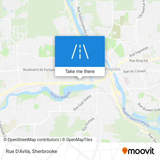 Rue D'Avila map