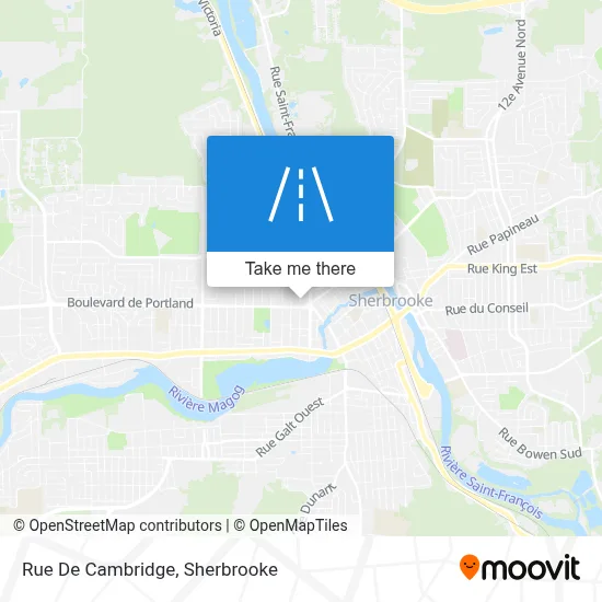 Rue De Cambridge map