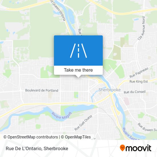Rue De L'Ontario map