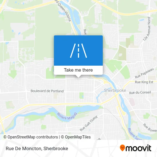 Rue De Moncton map