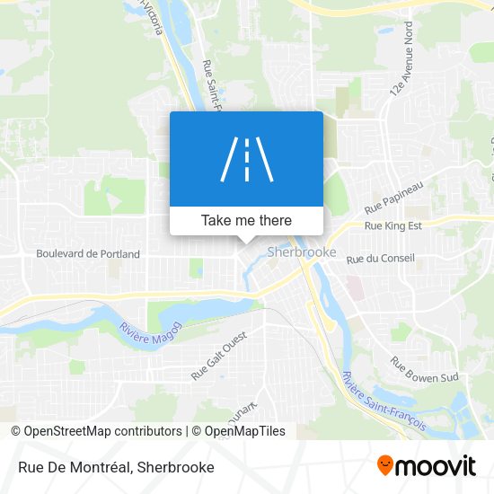 Rue De Montréal map