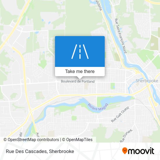 Rue Des Cascades map