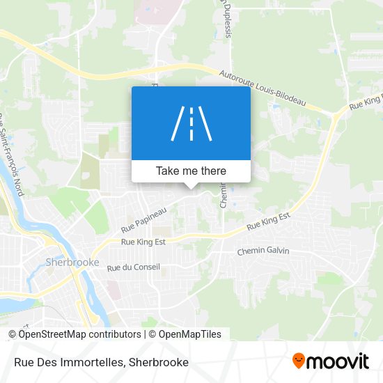 Rue Des Immortelles map