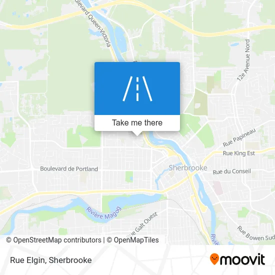 Rue Elgin map