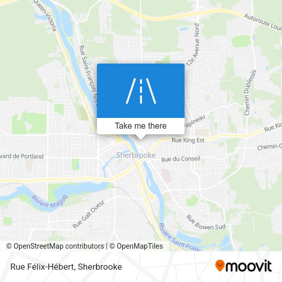 Rue Félix-Hébert map