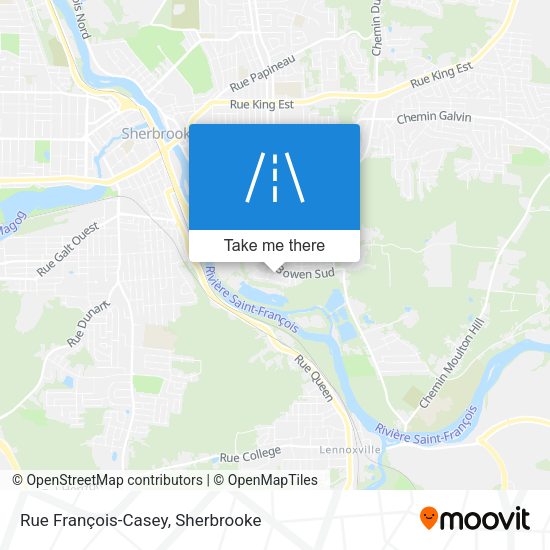 Rue François-Casey map