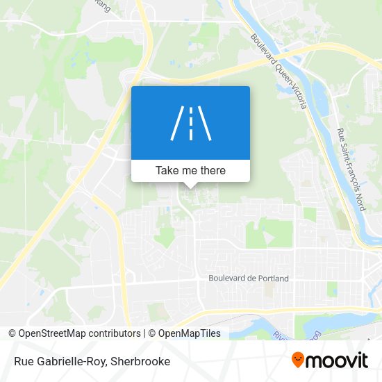 Rue Gabrielle-Roy map