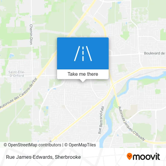 Rue James-Edwards map