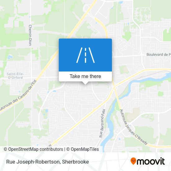 Rue Joseph-Robertson map